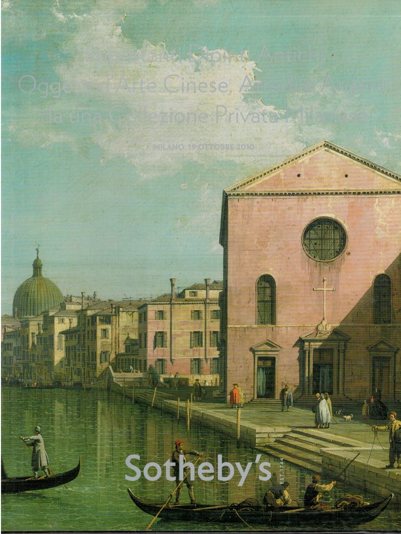 Importanti dipinti antichi Oggetti d'arte cinese, Arredi e Argen 1 Importanti dipinti antichi Oggetti d'arte cinese, Arredi e Argen