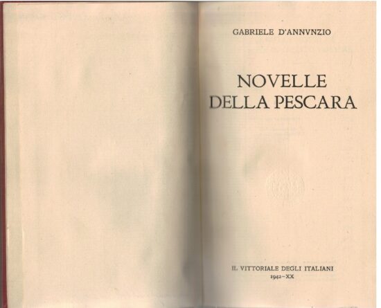 Novelle della Pescara - Gabriele D'Annunzio